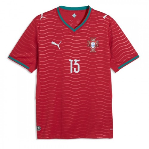 Portugal Joao Neves #15 Replika Hemmatröja VM 2026 Kortärmad